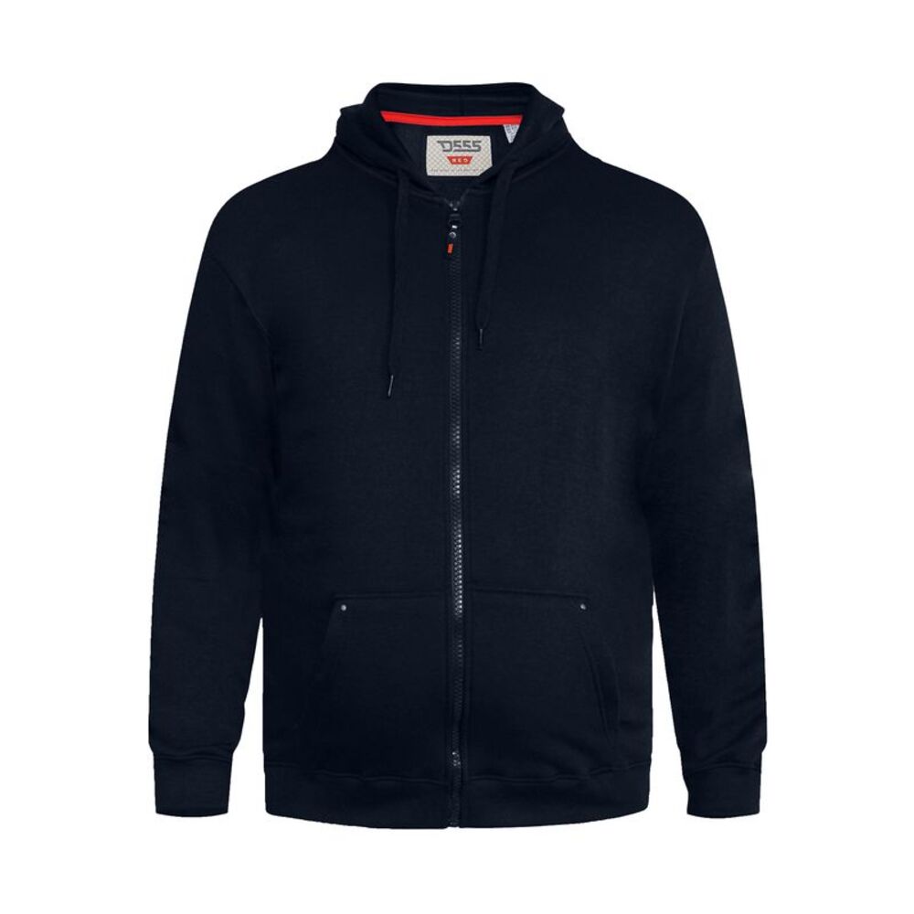 Duke Mens D555 Rockford Cantor Heavyweight Kingsize Full Zip Hoodie / Navy